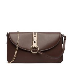 Torebka LOVE MOSCHINO. Brązowe listonoszki Love Moschino, bez wzorów, bez dodatków. Za 859.99 zł.