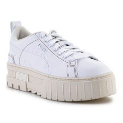 Buty Puma Mayze Infuse W 384974-01 białe. Białe buty treningowe bez wzorów, z gumy, bez zapięcia. Za 744.13 zł.