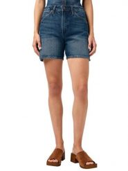 Wrangler Szorty dżinsowe - Regular fit - w kolorze granatowym rozmiar: W28. Niebieskie szorty Wrangler, z aplikacjami, klasyczne. Za 159.95 zł.