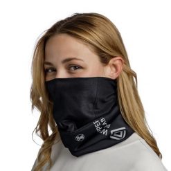Chusta turystyczna Windproof. Czarne chusty Buff, bez wzorów, z materiału. Za 136.40 zł.