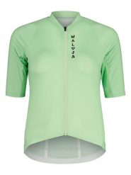 Maloja Koszulka kolarska w kolorze zielonym rozmiar: L. Zielone t-shirty sportowe Maloja, l, bez wzorów, z materiału, bez ramiączek, rowerowe. Za 145.26 zł.