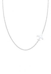 Elli Ladies Airplane Travel Pea Chain Trend w 925 Sterling Silver Naszyjniki 1 ct Damski. Szare naszyjniki Elli, z materiału, srebrne. Za 158.99 zł.