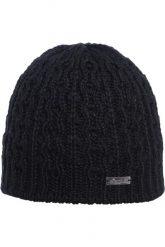Czapka zimowa damska Eisglut Emilia Merino wełniana. Czarne czapki zimowe EISGLUT, bez wzorów, z wełny. Za 193.00 zł.