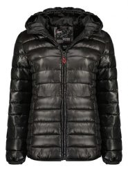 Canadian Peak Kurtka pikowana "Colombiana Hood" w kolorze czarnym rozmiar: XL. Czarne kurtki Canadian Peak, xl, bez wzorów, bez kaptura. Za 107.97 zł.