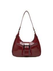 DeeZee Torebka C-DZE-S-005-08 Bordowy. Czerwone torebki klasyczne DeeZee, bez wzorów, z materiału, bez dodatków. Za 119.99 zł.
