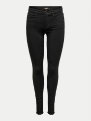 ONLY Jeansy Blush 15319482 Czarny Skinny Fit. Czarne jeansy ONLY, xl, bez wzorów, z jeansu. Za 139.99 zł.