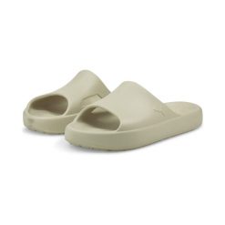 Klapki Shibui Cat PUMA Putty Beige. Brązowe klapki Puma, bez wzorów, sportowe, bez obcasa, bez zapięcia. Za 219.00 zł.