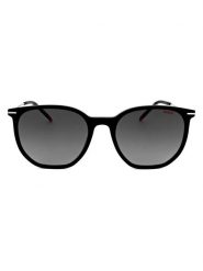 HUGO Damskie okulary przeciwsłoneczne w kolorze czarno-szarym rozmiar: 54. Czarne okulary przeciwsłoneczne Hugo, bez wzorów, z tworzywa sztucznego, metalowe. Za 319.95 zł.