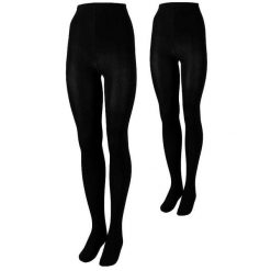 Legginsy termoaktywne damskie Heat Keeper 2-pak. Czarne bielizna termoaktywna damska HEAT KEEPER, bez wzorów, sportowe. Za 133.99 zł.
