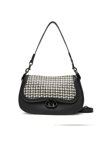 Hispanitas Torebka BI254150 Czarny. Czarne torebki klasyczne Hispanitas, bez wzorów, ze skóry, bez dodatków. Za 329.99 zł.