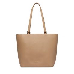 Torebka JENNY. Brązowe shopper bag Jenny, bez wzorów, bez dodatków. Za 139.99 zł.