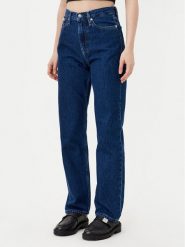 Calvin Klein Jeans Jeansy J20J224504 Granatowy Straight Fit. Niebieskie jeansy Calvin Klein Jeans, bez wzorów, z bawełny. Za 249.99 zł.