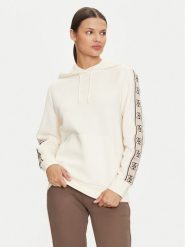 Guess Bluza V4YQ11 KB3P2 Beżowy Regular Fit. Brązowe bluzy Guess, m, z aplikacjami, z bawełny, bez kaptura. Za 299.99 zł.