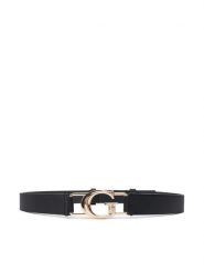 Guess Pasek Damski BW9299 P5420 Czarny. Czarne paski Guess, z aplikacjami, ze skóry. Za 239.99 zł.