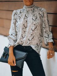 LA Angels Bluzka w kolorze brązowo-kremowym rozmiar: XL. Brązowe bluzki LA Angels, xl, bez wzorów, bez kołnierzyka, bez ramiączek. Za 78.66 zł.