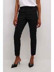 Kaffe Spodnie chino w kolorze czarnym rozmiar: 38. Czarne chinosy Kaffe, bez wzorów, z podwyższonym stanem. Za 189.74 zł.