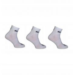 Skarpety turystyczne Salomon Active Wear Quarter 3 pary, niskie. Białe skarpetki Salomon, bez wzorów. Za 40.00 zł.
