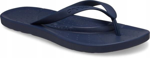 Kapcie Crocs Klapki Crocs Dorosłych. Niebieskie kapcie Crocs, bez wzorów, z materiału. Za 119.99 zł.