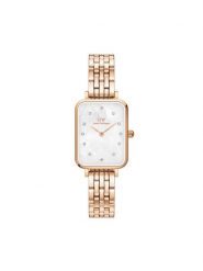 Daniel Wellington Zegarek Quadro DW00100620 Złoty. Żółte, analogowe zegarki Daniel Wellington, złote. Za 709.99 zł.