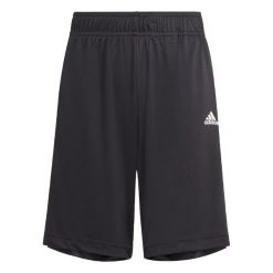 Szorty Sereno Kids. Białe szorty adidas, bez wzorów, z materiału, sportowe. Za 109.00 zł.