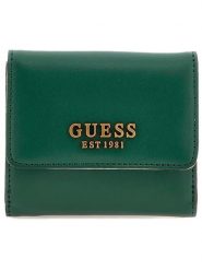 Guess Portfel w kolorze zielonym - 10 x 9 x 4 cm rozmiar: onesize. Zielone portfele Guess, z aplikacjami, z materiału. Za 144.92 zł.