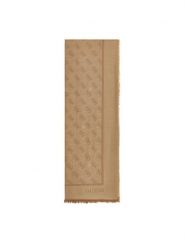 Guess Szal AW5529 VIS03 Beżowy. Brązowe szaliki i kominy Guess, z aplikacjami, z wiskozy. Za 234.99 zł.