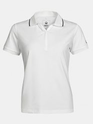 Halti Funkcyjna koszulka polo "Swingi" w kolorze białym rozmiar: 38. Białe t-shirty sportowe Halti, bez wzorów, z materiału, bez ramiączek, outdoorowe. Za 123.53 zł.