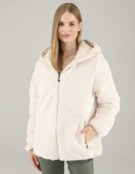 Beżowa dwustronna kurtka. Brązowe kurtki Unisono, s, bez wzorów, bez kaptura. Za 299.00 zł.