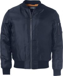 Clique Bomber Kurtka unisex z poliestru 200D Oxford – dark navy. Niebieskie kurtki CLIQUE, xs, bez wzorów, bez kaptura. Za 285.62 zł.