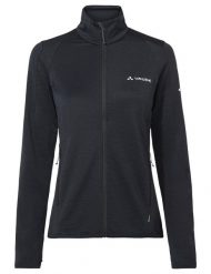 Kurtka polarowa damska Scopi II. Czarne kurtki przejściowe sportowe Vaude, na zimę, s, bez wzorów, z hardshellu, bez kaptura, trekkingowe. Za 429.00 zł.