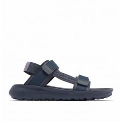 Sandały turystyczne damskie Columbia Peakfreak Roam Sandal. Niebieskie sandały Columbia, bez wzorów, sportowe, bez obcasa, bez zapięcia. Za 267.00 zł.