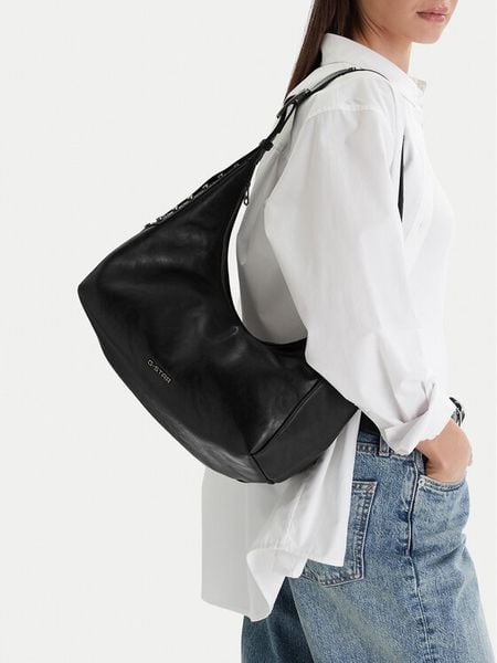 G-Star Raw Torebka EO-LDA8296 Czarny. Czarne torebki klasyczne G-Star Raw, bez wzorów, z materiału, retro, bez dodatków. Za 141.99 zł.