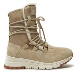 Śniegowce Kimberfeel. Brązowe śniegowce Kimberfeel, bez wzorów, bez zapięcia. Za 549.99 zł.