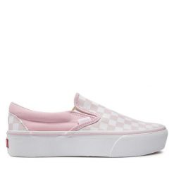 Tenisówki Vans. Czerwone trampki Vans, bez wzorów, bez zapięcia. Za 219.99 zł.