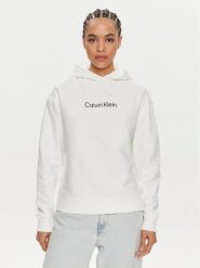 Calvin Klein Bluza Hero Logo K20K205449 Biały Regular Fit. Białe bluzy Calvin Klein, xl, bez wzorów, z bawełny, bez kaptura. Za 309.99 zł.