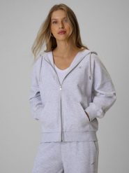 4F Bluza dresowa loose z kapturem damska - szara S. Szare bluzy z kapturem 4f, s, bez wzorów, z dresówki, z kapturem. Za 159.99 zł.