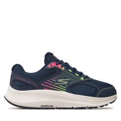 Buty do biegania Skechers. Niebieskie buty do biegania Skechers, bez wzorów, bez zapięcia, do biegania. Za 299.99 zł.