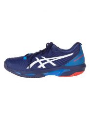 Asics Buty sportowe "Solution Speed FF 2" w kolorze granatowym rozmiar: 40. Niebieskie buty do biegania ASICS, bez wzorów, bez zapięcia, do biegania. Za 211.31 zł.