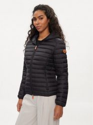 Save The Duck Kurtka przejściowa D33620W GIGA01 Czarny Regular Fit. Czarne kurtki Save the duck, bez wzorów, z syntetyku, bez kaptura. Za 529.99 zł.