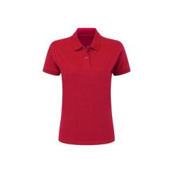 Damska Bawełniana Koszulka Polo Krótki Rękaw. Czerwone t-shirty sportowe SG, s, bez wzorów, z bawełny, bez ramiączek. Za 60.99 zł.