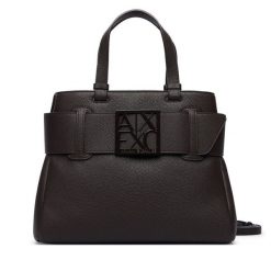 Torebka Armani Exchange. Brązowe torebki klasyczne Armani Exchange, bez wzorów, klasyczne, bez dodatków. Za 729.99 zł.