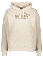 Puma Bluza "Essentials+" w kolorze beżowym rozmiar: L. Brązowe bluzy Puma, l, bez wzorów, bez ramiączek, z kapturem. Za 132.36 zł.