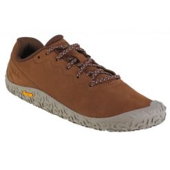 Buty Merrell Vapor Glove 6 Ltr W J067890 brązowe. Brązowe buty treningowe bez wzorów, z gumy, bez zapięcia. Za 674.58 zł.