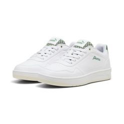 Buty do chodzenia damskie Puma Court Classy Blossom. Białe buty do biegania Puma, bez wzorów, z gumy, bez zapięcia, do biegania. Za 199.00 zł.