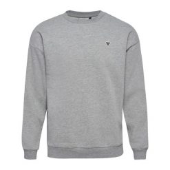 Luźna bluza z okrągłym dekoltem Hummel Bee. Szare bluzy Hummel, na wiosnę, s, z aplikacjami, z bawełny, klasyczne, bez ramiączek, bez kaptura. Za 221.95 zł.