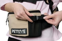 Nerka saszetka treningowa - miękka pianka ESBAG. Brązowe nerki i saszetki PETRIVE, bez wzorów, z materiału, klasyczne, bez dodatków. Za 79.00 zł.