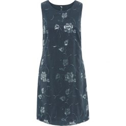 Sukienka z cekinami bonprix nocny niebieski. Sukienki marki bonprix. Za 119.99 zł.
