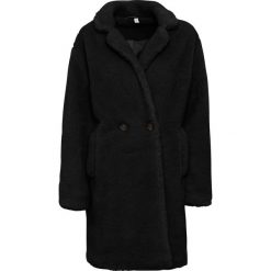 Płaszcz ze sztucznego futerka owczego. Białe płaszcze bonprix, bez wzorów, bez kaptura. Za 269.99 zł.
