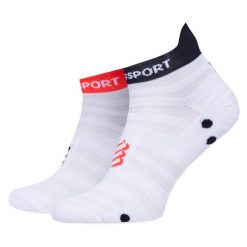 Skarpety Niskie Unisex Compressport. Białe skarpetki Compressport, bez wzorów. Za 79.99 zł.