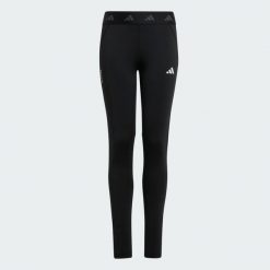 Legginsy TECHFIT. Białe legginsy sportowe adidas, m, bez wzorów, z elastanu, techfit (adidas). Za 129.00 zł.